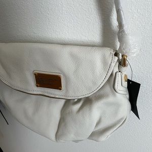 white leather marc jacobs bag